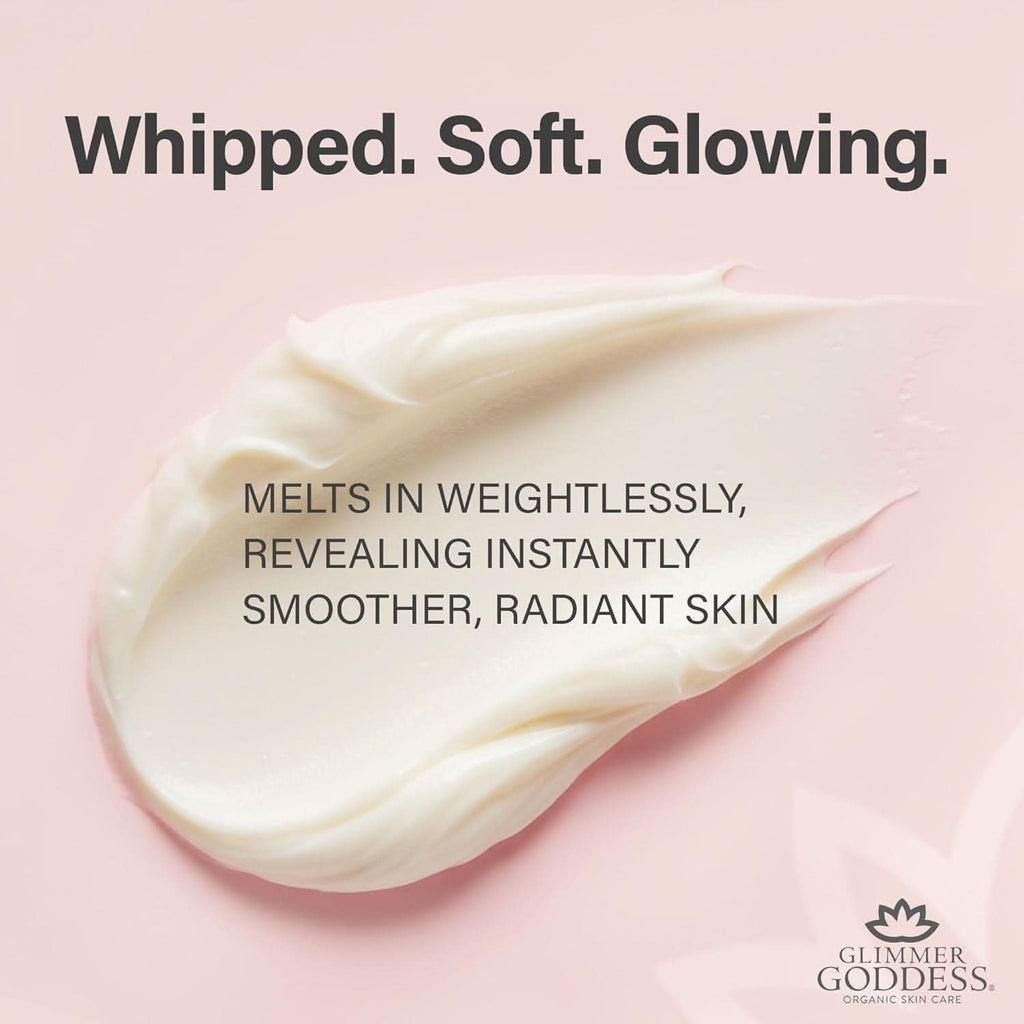 Glimmer Goddess Organic Whipped Body Butter - Evening Snow